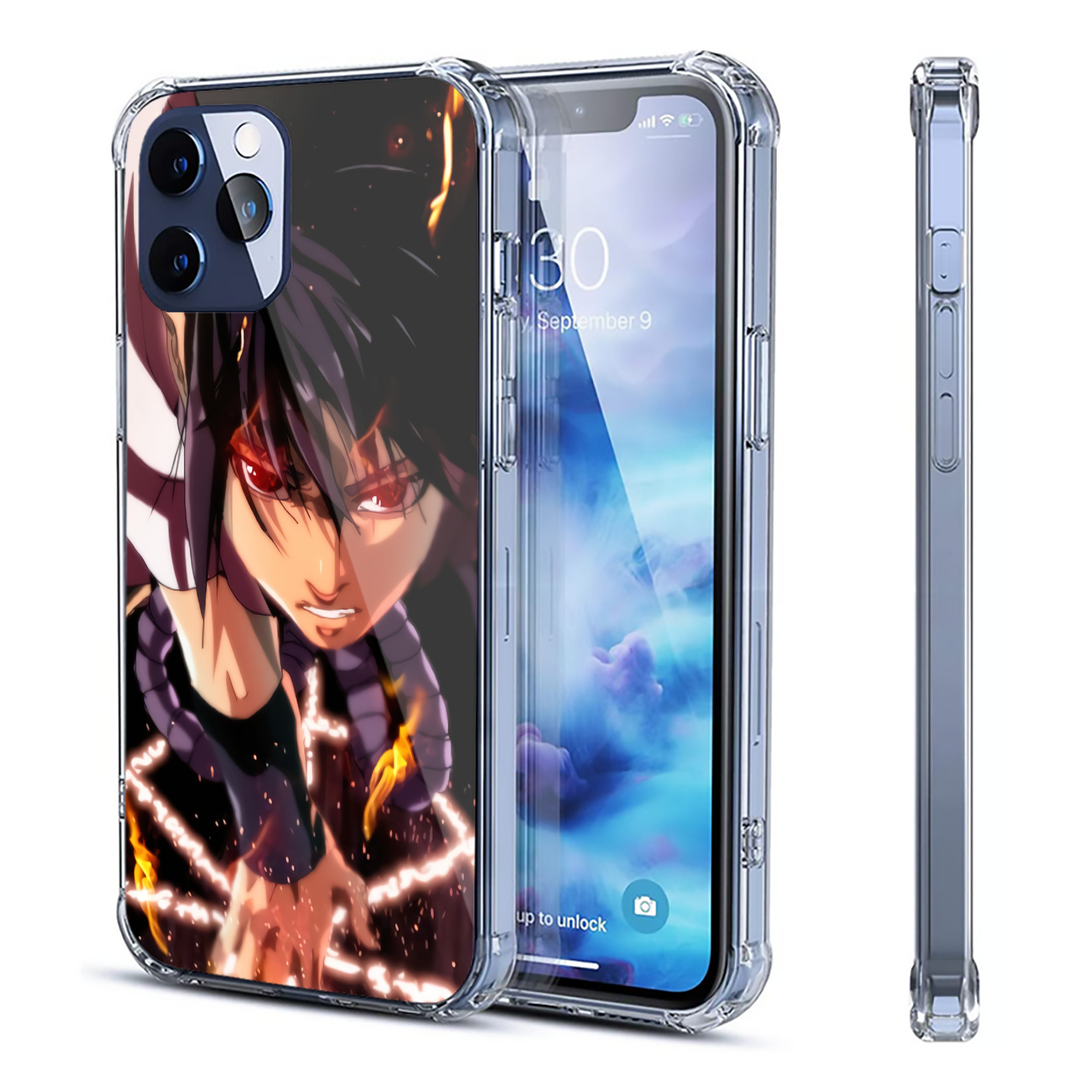 （画像用） NARUTO -ナルト- NARUTO -ナルト- 疾風伝 【iPhone 12シリーズ対応】透明スマホケース（クリアソフトケース）